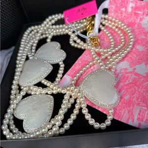Lilly Pulitzer lele sardoughi heart necklace